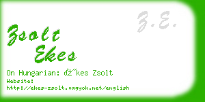 zsolt ekes business card